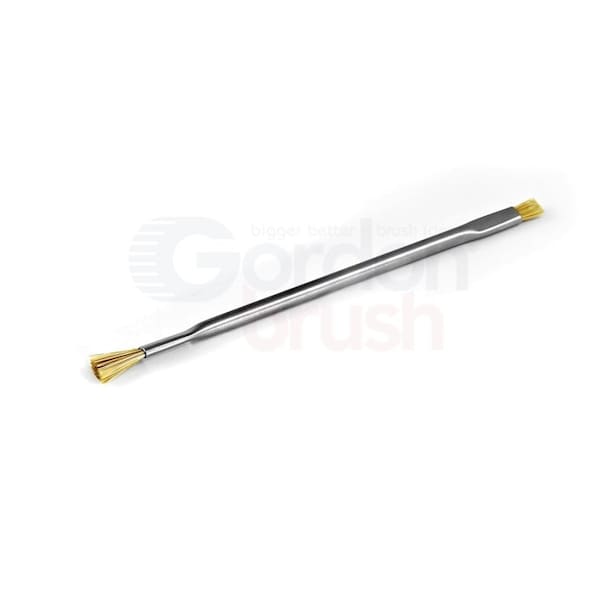 1/2", 1/4" Flat, Tapered Double-End Applicator Brush, 12 PK